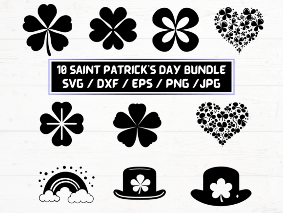 10 Saint Patrick s Day SVG Bundle for Graphics and Crafts