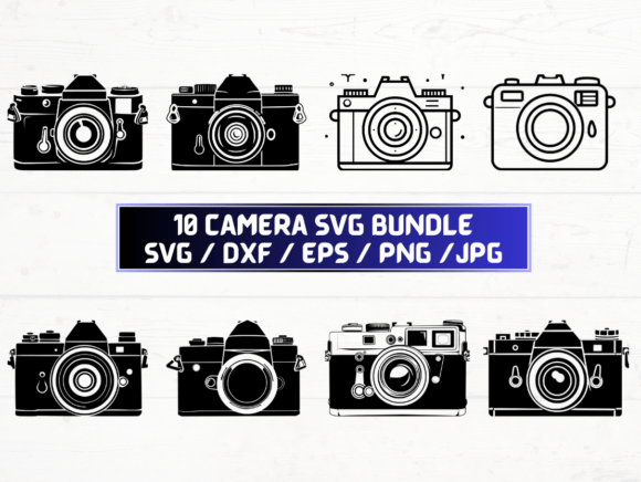 Camera Engraving SVG: Graphics for Crafts & Creative Commerce