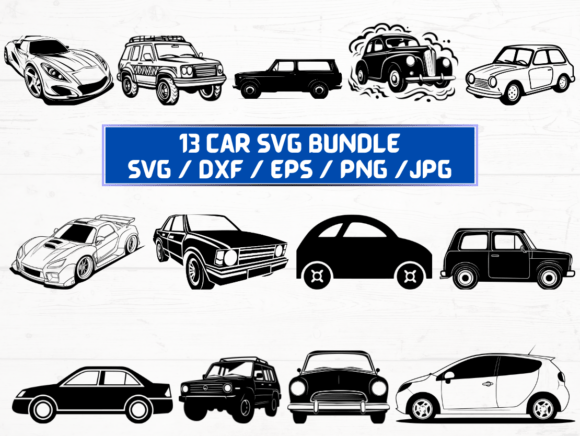 Car Graphics for Crafts