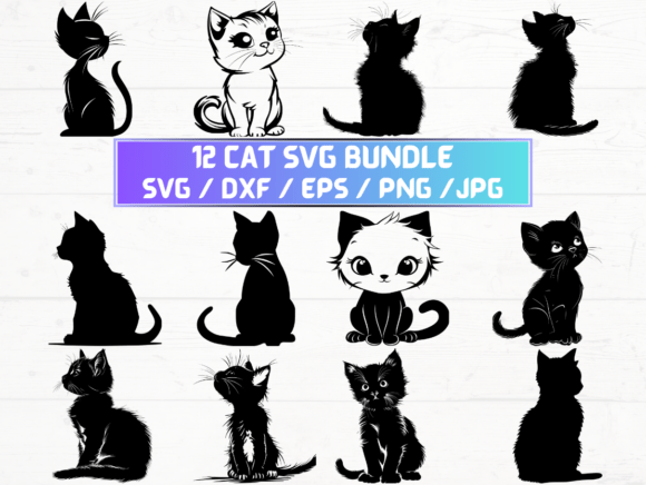 Cat Stencil: Graphics & Crafts Design Asset Review