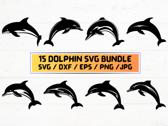 Dolphin Laser Cut Files: Graphics for Crafts