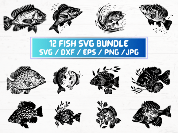 Fish SVG Files for Cricut: Graphics for Crafts & Creative Projects