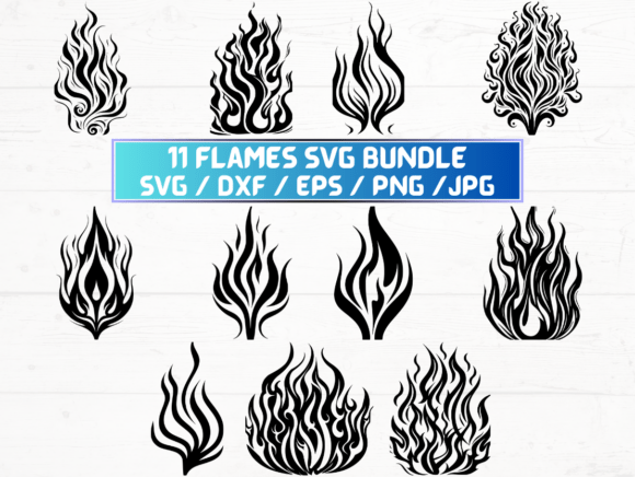 Flames Graphics for Crafts