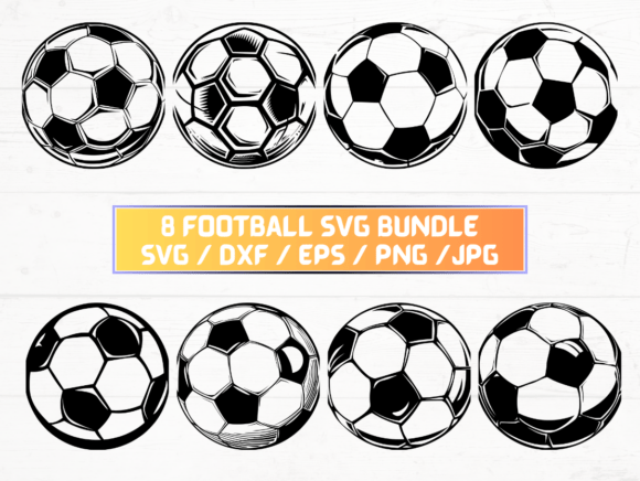 Football Laser Engraving Cut Files Graphics for Crafts