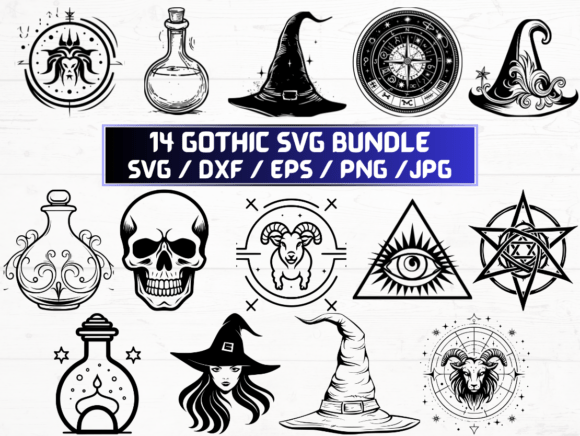 Gothic SVG Files for Cricut
