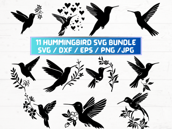 Hummingbird Graphics for Crafts