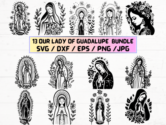 Our Lady of Guadalupe SVG Shirt: Graphics for Meaningful Crafts