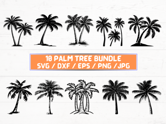 Palm Tree SVG Cricut: Graphics for Crafts & Digital Sellers