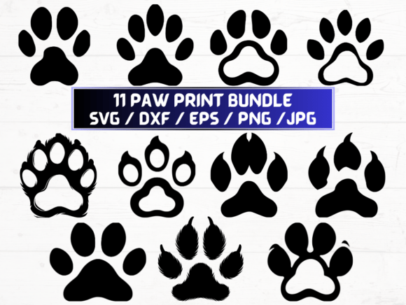 Paw Print SVG for Engraving: Graphics & Crafts Asset Review