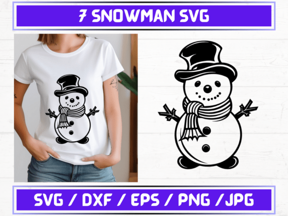 Snowman SVG: Graphic Templates for Local Business Branding
