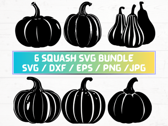 Squash Silhouette: A Graphic Asset for Crafts and Creative Projects