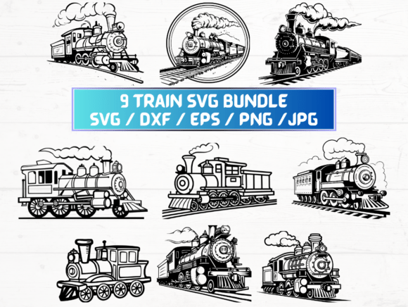 Train Stencil
