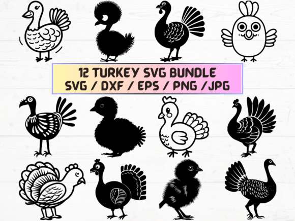 Turkey SVG Cricut: Graphics for Crafts & Brand Campaigns